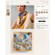 Silk new   bought said good-looking   recommended   [incredible 90] double-sided same color silk square scarf, top craftsmanship value   Hermes counter models     three-dimensional presentation of the pattern pattern in 