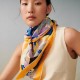 Silk new   bought said good-looking   recommended   [incredible 90] double-sided same color silk square scarf, top craftsmanship value   Hermes counter models     three-dimensional presentation of the pattern pattern in 