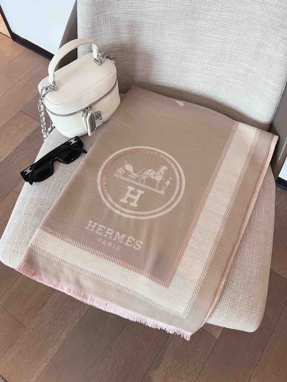 [  angry praise strong push  ] quantity is extremely limited   women's boutique   Hermes counter newest limited edition logo, classic embroidery logo, the degree of sophistication is unbeatable   superb raw materials, th