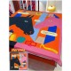 New    HERMES bought all say good-looking   Recommended  [Love Story 140] cashmere square scarf, the top craft super value   Hermes counter pop    three-dimensional rendering of the pattern pattern in kind grade is very 