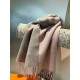 PriceHERMES   Hermes 2023 Paris fashion show business men and women universal double-sided cashmere shawl   OEM selected the best ultra-fine cashmere fibers for hand combing time-consuming and labor-intensive, and then s