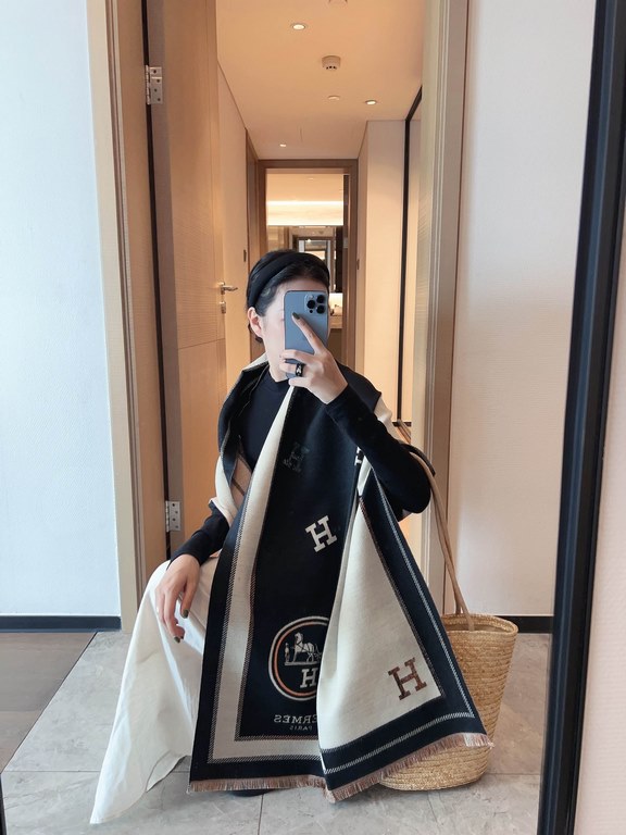 [  angry praise strong push  ] quantity is extremely limited   women's boutique   Hermes counter newest limited edition logo, classic embroidery logo, the degree of sophistication is unbeatable   superb raw materials, th