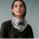 High-end customization   Buy all say good-looking   Recommended   [Crystal Valley double-sided 90] silk square scarf, the top craftsmanship is super value   Hermes counter models    three-dimensional presentation of the 