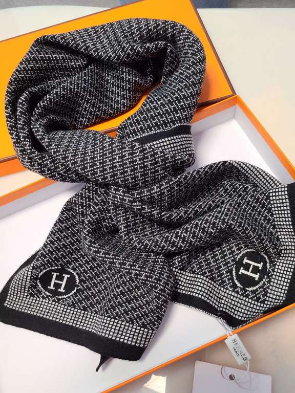 Special. Counter synchronization   Hermes   men's winter boutique listing    Material 100% knitted wool   new process soft and smooth Specifications 180  30   quality beautiful   men and women   Exclusive physical shooti