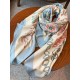 Price Hermes ~ autumn and winter with a good tool   top double-sided same color version of silk cashmere shawl! 1条等于2条】One shawl is equal to two】Eye-catching wonderful, pattern and color matching are super like, another 