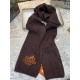 (Hermes) original quality Imperial Hall of Fame Extreme Donkey! Fall and winter counter in the sale of top cashmere knitted scarf. With exquisite simple pattern combination into a classic pattern beautiful to the extreme