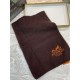 (Hermes) original quality Imperial Hall of Fame Extreme Donkey! Fall and winter counter in the sale of top cashmere knitted scarf. With exquisite simple pattern combination into a classic pattern beautiful to the extreme