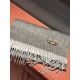 HERMFS [Hermes] Paris fashion show double-sided cashmere scarf! Using fine cashmere from the Mongolian plateau! The hand is full of fine velvet! The price is absolutely 100% affordable! Excellent embroidery craft! It's a