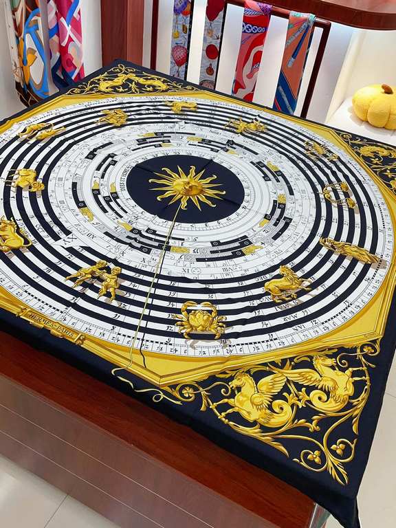 [Double-sided same color] Counter synchronization Hermes home buy all said good-looking [digital roulette wheel]  Recommended   top craft super value  Hermes counter explosion models   Cashmere square scarf  three-dimens