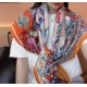 PriceA High-end Luxury Product ~~ Double Sided Heterochromatic Velvet Square ScarfHermes [Silk Scarf AdventureIt's extraordinary, it's high class! Very lifting! Forever plus points H fall and winter items! Various dressi