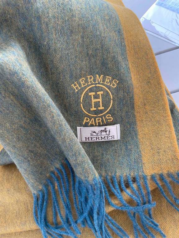 .  Hermes - Hermes Women's Colorblocking Cashmere Scarf  Heavily Recommended  100% top quality cashmere material  Very warm  Soft and skin-friendly, not tie the neck Classic two-sided design, one scarf two styles   Boys 