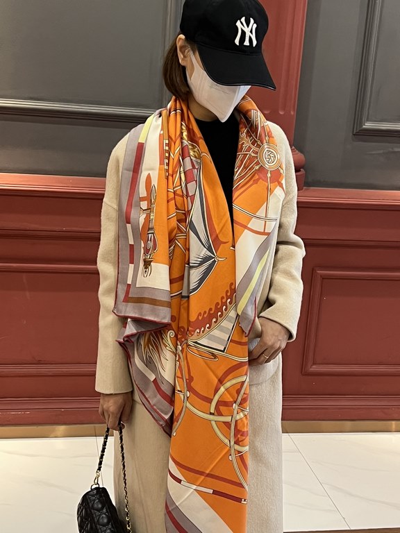 Price Cashmere new    Buy all say good-looking   Recommended  Double-sided the same color cashmere square scarf, top craftsmanship super value   Hermes counter models    three-dimensional presentation of the pattern patt