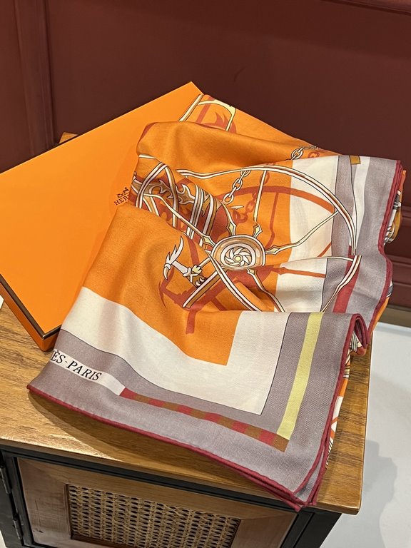 Price Cashmere new    Buy all say good-looking   Recommended  Double-sided the same color cashmere square scarf, top craftsmanship super value   Hermes counter models    three-dimensional presentation of the pattern patt