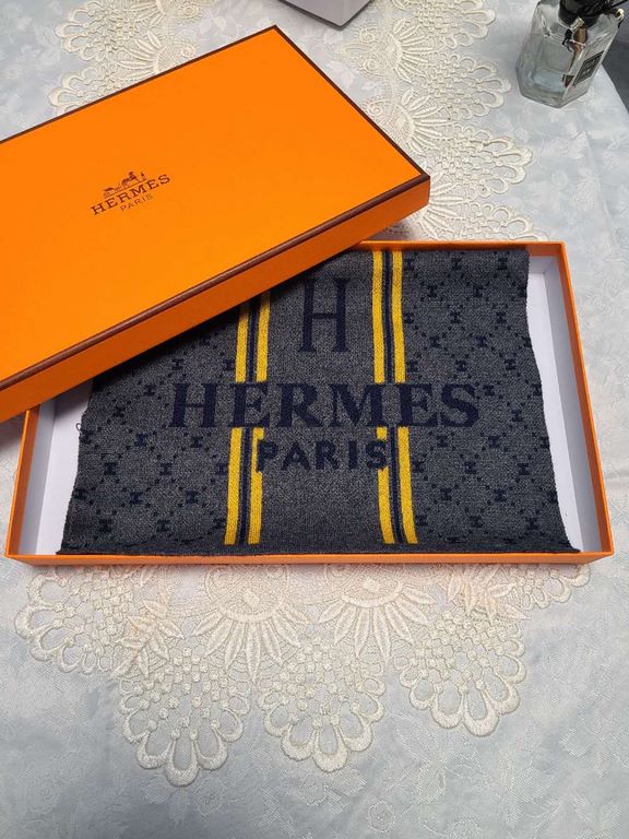 Special   counter synchronization   Hermes   men's winter boutique listing    Material 100% knitted wool   new technology soft and smooth Specification 180  30   quality is beautiful   men and women   Exclusive physical 