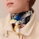 Silk new   bought said good-looking   recommended   [Modern Times 90] silk square scarf, the top process value   Hermes counter models     three-dimensional rendering of the pattern pattern in kind grade is extremely hig