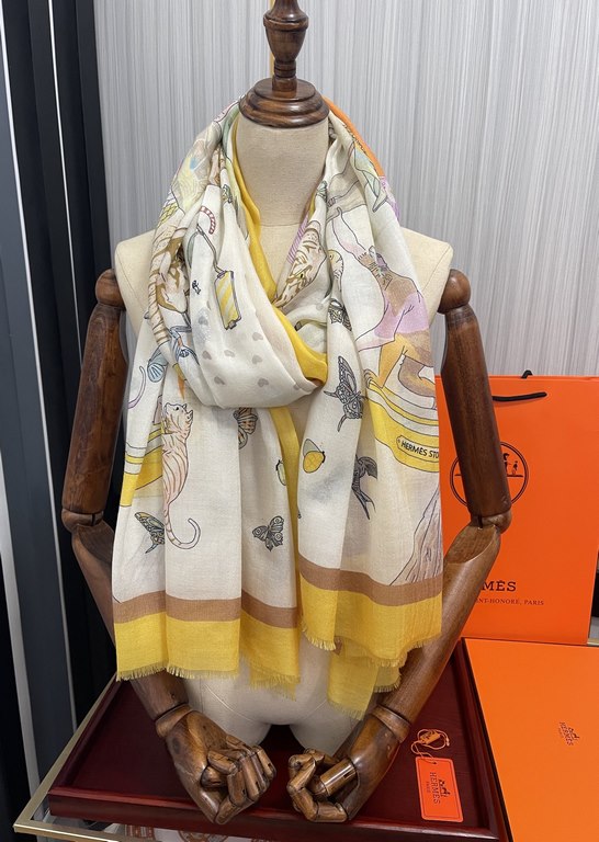 New   H home 2023 latest models   top design is too beautiful, truly awesome   [ring velvet long scarf]     physical genuinely beautiful   shawl with print      regardless of the design of the airbrush are very in place 