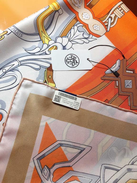 SHMS2321 ORIGINAL ORIGINAL HERMES [Reins and Fate] 90cm Silk Square Scarf  Have you ever heard of Clotho, Lachesis and AtroPos They are the three sisters of fate in Greek mythology, in charge of the thread of life, the d