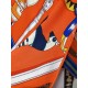 RHMS2286 Hermes [Stallion draped] velvet large triangle scarf, counter synchronization! Leather waterle neatly outlines the steeds, each draped in a shuma blanket labeled with the monogrammed combination of the owner's n