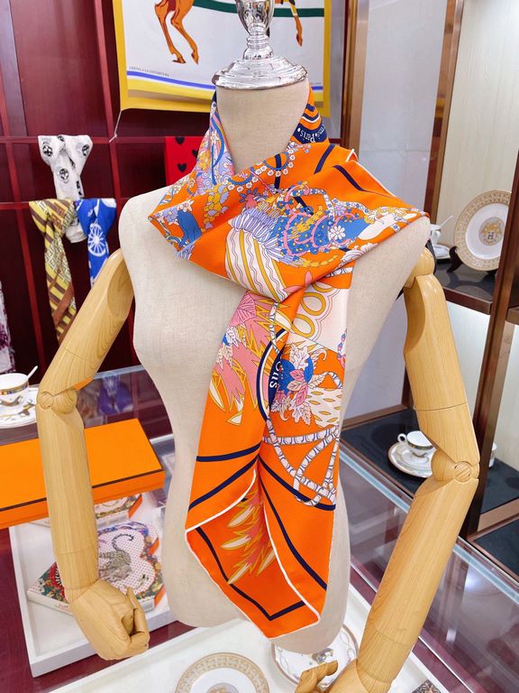 Silk new    Buy all say good-looking   Recommended  [The King of Four Seasons 90] Silk Square Scarf, the top craft super value   Hermes counter pop-ups    three-dimensional rendering of the pattern pattern in kind grade 