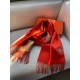 HERMFS [Hermes] Paris fashion show double-sided cashmere scarf! Using fine cashmere from the Mongolian plateau! The hand is full of fine velvet! The price is absolutely 100% affordable! Excellent embroidery craft! It's a