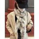 New   will glow shiny scarf     new guest silver silk     cashmere fabric long scarf   beautiful [tears] H family [stallion hanging long scarf] imperial hall level   new counter in the sale of pure cashmere silver silk u