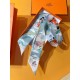 PHMS2221   Hermes [cloud girl] Twilly small silk scarf  top twill silk to create ultra-fine prints are very clear Definitely a first choice for gift-giving for self-use   Ribbons can be wrapped around the neck, or wrappe