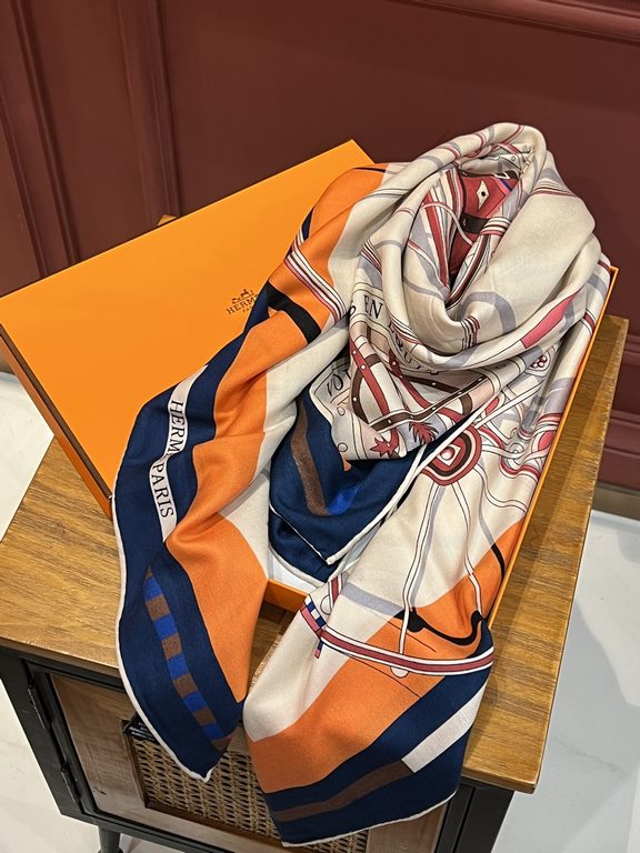 Price Cashmere new    Buy all say good-looking   Recommended  Double-sided the same color cashmere square scarf, top craftsmanship super value   Hermes counter models    three-dimensional presentation of the pattern patt