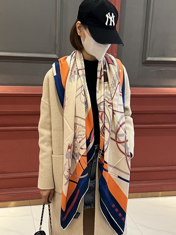 Price Cashmere new    Buy all say good-looking   Recommended  Double-sided the same color cashmere square scarf, top craftsmanship super value   Hermes counter models    three-dimensional presentation of the pattern patt