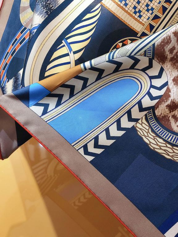 Price  SHMS2345   Hermes [Fantasy Saddle] 90cm Silk Square Scarf   This super beautiful saddle print silk scarf   is made of twill silk   hand rolled edges cutting-edge craftsmanship, it's soft and lightweight, easy to w