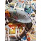 RHMS23105 House of H [Running Club] 70cm Reversible Velvet Square Scarf, this must-have Hermes accessory can be worn in a variety of ways and goes well with any outfit. Wear it around your neck or as a belt, hair tie or 