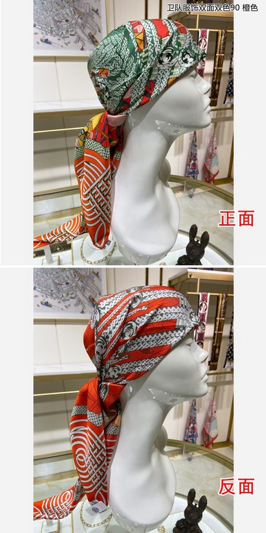 priceHigh-end customization   Buy all say good-looking   Recommended   [Guard Clothing double-sided two-color 90] silk square scarf, the top craftsmanship is super value   Hermes counter models    three-dimensional prese