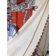 RHMS2279 Hermes [La Reale] velvet large tricot scarf, counter synchronization! The carved-beam stern is the main exhibit at the National Naval Museum in Paris. With its elegant lines and ornate decorative carvings, this 