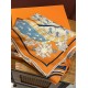 New Hermes four seasons king of the coronation 140  140cm, double-sided same color printing, high-end heavyweight silk cashmere fabric, front and back effect is the same, 70% cashmere   30% silk, two colors in stock!A li