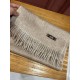 HERMFS [Hermes] Paris fashion show double-sided cashmere scarf! Using fine cashmere from the Mongolian plateau! The hand is full of fine velvet! The price is absolutely 100% affordable! Excellent embroidery craft! It's a