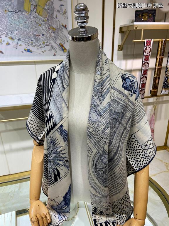 priceBought are said to look good   recommended   [New Grand Theatre 140] double-sided same color cashmere square scarf, the top craft super value   Hermes counter models    three-dimensional rendering of the pattern pat