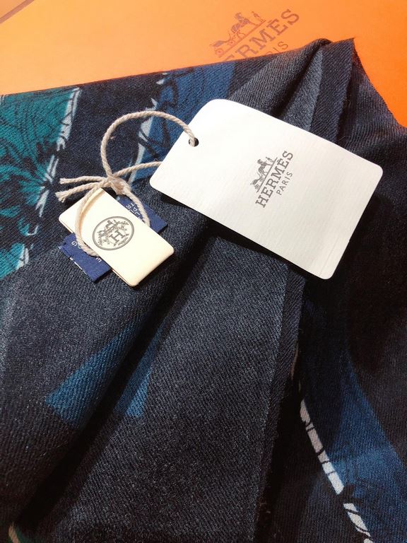 HMS2052 Hermes new 300 count high end ring fleece! Super soft feel   perfect for day match color scheme   physical object is wonderful.baby cashmere   high end cashmere, soft fabric, printing and dyeing fine, texture eas