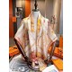 price[H-HER-1007] cashmere new buy said good-looking  recommended  140 velvet square scarf, top craftsmanship value  Hermès counter explosion three-dimensional rendering pattern pattern texture in kind grade is extremely