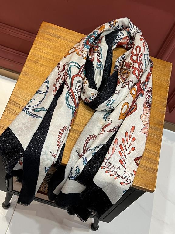 The scarf that will glow and shine Hermes Counter synchronization Buy all said good-looking cashmere printing   Recommended   top craft super value   Hermes counter pop models    cashmere square scarf   three-dimensional