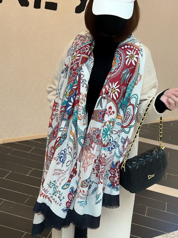 The price will shine bright scarf Hermes counter synchronization buy said good-looking cashmere printing   recommended   top technology value   Hermes counter pop models    cashmere square scarf   three-dimensional rende