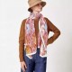 New         H family's newest counter staple [back to nature long scarf] rolled edge long scarf   Vacation and daily are very good with the model   order private flow 】 a see want to go on vacation   usually wear is also