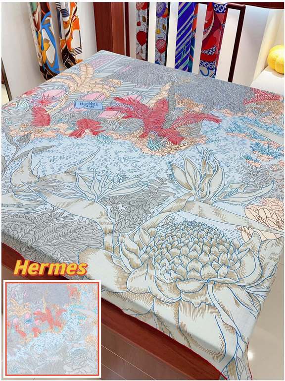 Price  New    HERMES bought all say good-looking   Recommended  [Tropical jungle version of Fubo140] cashmere square scarf, the top technology is super-valuable   Hermès counter explosion    three-dimensional presentatio