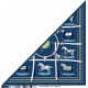 RHMS2286 Hermes [Stallion draped] velvet large triangle scarf, counter synchronization! Leather waterle neatly outlines the steeds, each draped in a shuma blanket labeled with the monogrammed combination of the owner's n