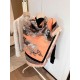 [Z-HER-2042] 140 square scarf double-sided with     autumn and winter new [140 velvet square scarf, double-sided with the same color] top craft super value   (Hermes Hermes) counter burst models three-dimensional present