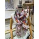 New         H family's newest counter staple [Stallion Prism Long Scarf] rolled edge long scarf   Vacation and daily are very good with the model   order private flow 】 a see would like to go on vacation   Usually wear i