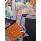 SHMS2301 First come, first served  Hermès [Fluttering Flower Clothes] 90cm Silk Square Scarf  Spring is in the air, and a stallion rises up with its hooves raised in a proud manner, just like the muse, Flora, the Goddess