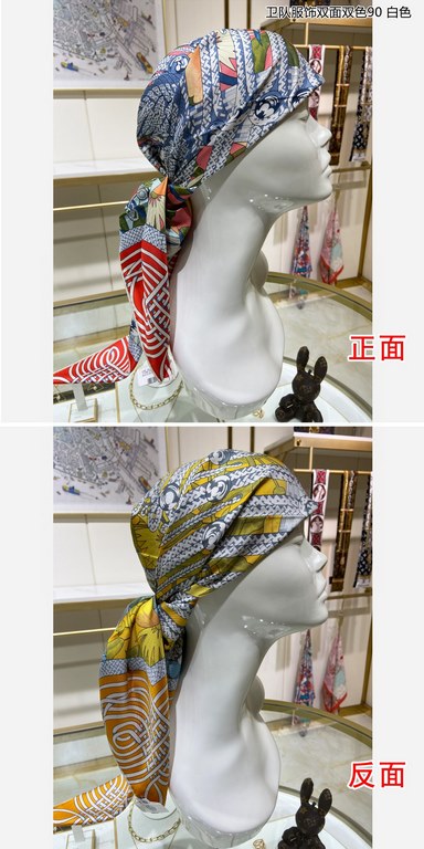 priceHigh-end customization   Buy all say good-looking   Recommended   [Guard Clothing double-sided two-color 90] silk square scarf, the top craftsmanship is super value   Hermes counter models    three-dimensional prese