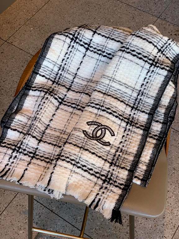 Price   new    Chanel (CHANEL) annual most beautiful   [Double C woven plaid shawl] exclusive channel original single goods   annual latest masterpiece top high-end customized, Italy    imported fabrics with high-end Cha