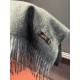 HERMFS [Hermes] Paris fashion show double-sided cashmere scarf! Using fine cashmere from the Mongolian plateau! The hand is full of fine velvet! The price is absolutely 100% affordable! Excellent embroidery craft! It's a