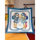 SHMS2309 ORIGINAL HERMES [Gorgeous bridle] 90cm silk square scarf  Gorgeous bridle is one of the most iconic motifs of Hermes. It is created through the brand's exquisite craftsmanship. This reinterpretation of one of th