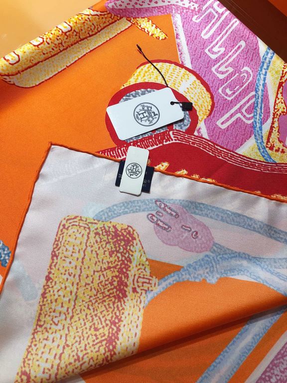 SHMS2340 Original Hermes [Stallion Prism Detail] 90cm Silk Square Scarf, through this piece we can learn how to see the world through the prism of a stallion and envision a completely different and fun lifestyle, free to